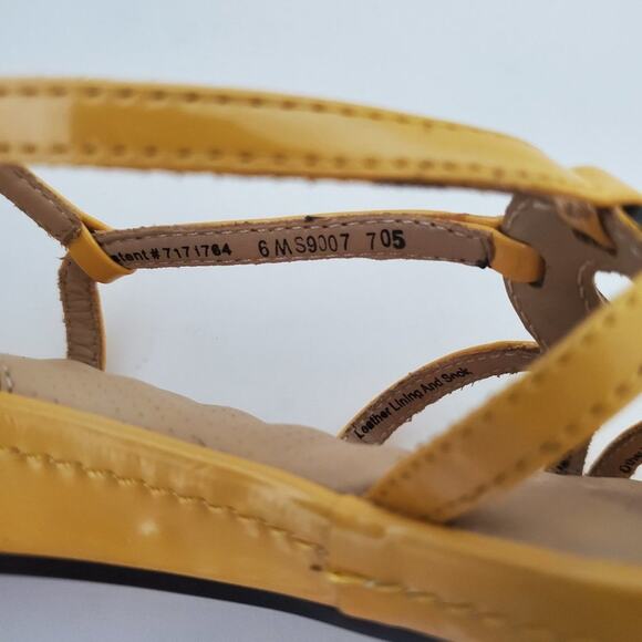 SoftWalk Slingback Strappy Wedge Sandals - Picture 9 of 9